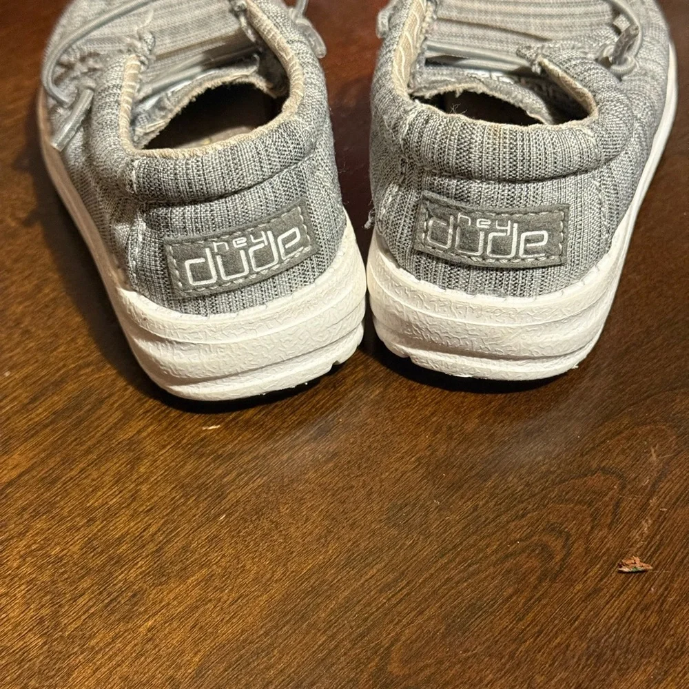 Hey Dude Gray Kids Shoes